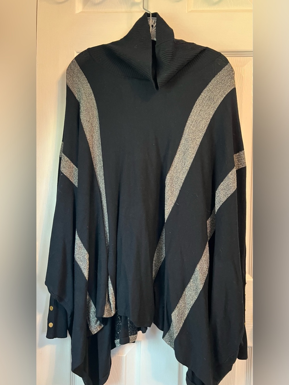 Alfani Knit Poncho Sweater